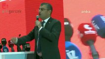 Özgür Özel İzmir'de konuşurken 'Kılıçdaroğlu' sloganları atıldı