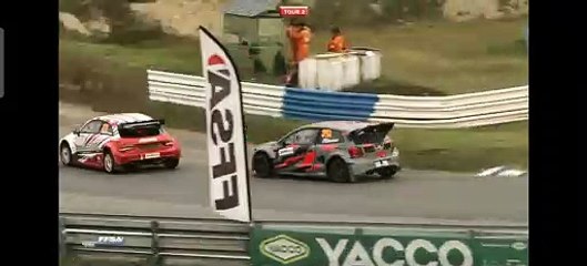 Rallycross France 2023 Mayenne D3 Q1 Race 4 Great Pass Danveau Saunois