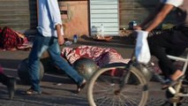 مغاربة يفترشون شوارع حي الملاح بعد أسبوع على الزلزال
