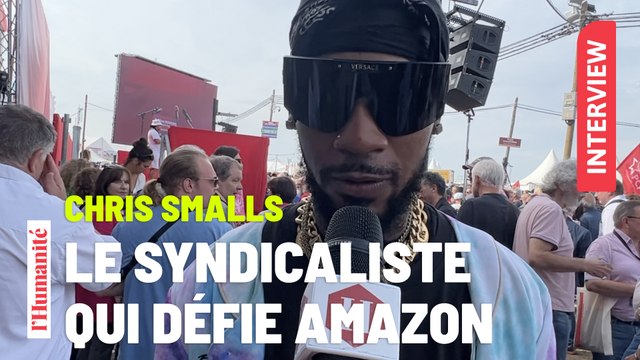 Chris smalls, le syndicaliste américain qui a fait plier Amazon à la Fête de l'Humanité