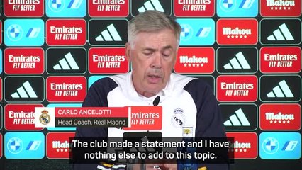 Ancelotti gives update on youth player arrests