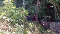 Bolu'da Odun Yüklü Traktör Uçuruma Uçtu: Sürücü Ağır Yaralandı
