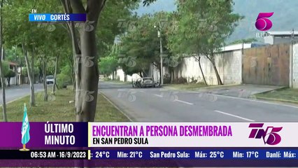 Hallan a una persona desmembrada en SPS, a unos metros de un carro incendiado