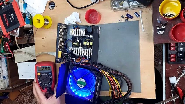 POWER SUPPLY-GÜÇ KAYNAĞI KOMPLE TAMİR ve TEST/AeroCool VP-750 Güç Kaynağı Arıza Tespit ve Tamir