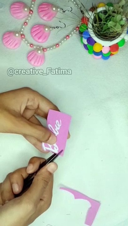 Barbie Earrings  #creativefatimaakram #youtubeshorts #shorts #viral #barbie