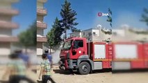 Mardin'in Nusaybin ilçesinde bir evin bahçesinde çıkan yangın söndürüldü