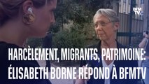Lampedusa, harcèlement scolaire, patrimoine: Élisabeth Borne répond aux questions de BFMTV
