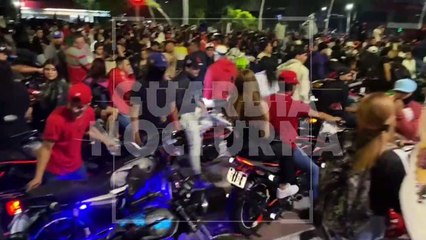 Caos en rodada en memoria por Lefty  SM