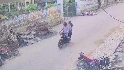 वैशाली: मछली कारोबारी को गोली मार कर भाग रहा था अपराधी, वारदात CCTV में कैद