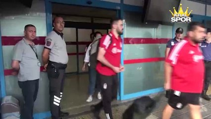 Beşiktaş kafilesi Trabzon'a geldi