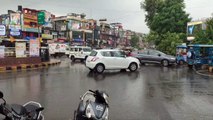 weather update : मानसून विदाई की और लेकिन दिन भर चला बारिश का दौर,देखे वीडियो