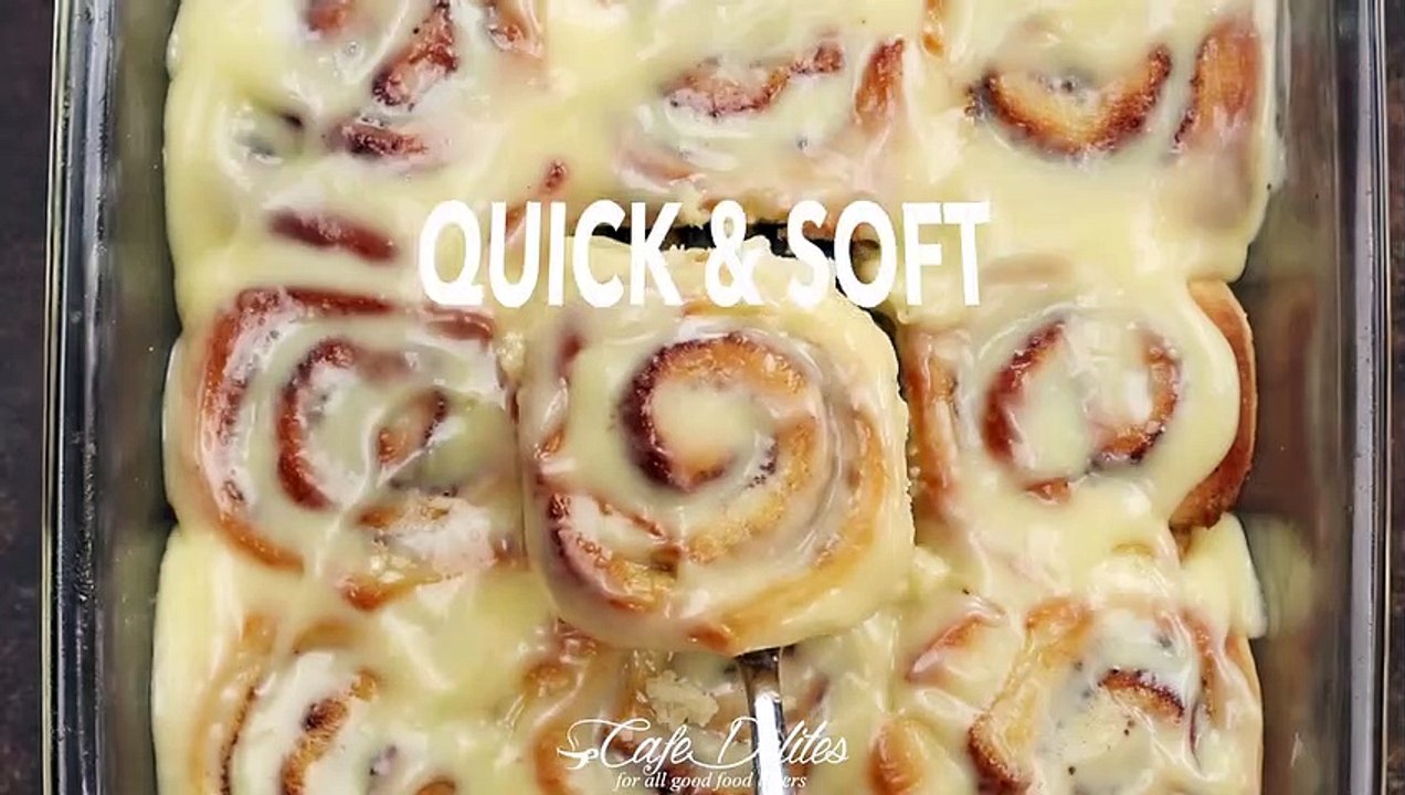 Quick Soft Cinnamon Rolls