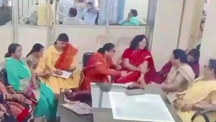 दमोह: रुक्मणी जी की अगवानी के लिए महिलाओं ने की तैयारी, हर्षोल्लास के साथ की जाएंगी स्थापना