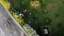 Afyonkarahisar’da 2 kişilik özel helikopter iniş yaptığı sırada ağaçlara takılarak düştü
