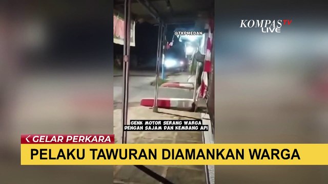 3 Anggota Geng Motor di Bawah Umur Menyerang Warga dengan Senjata Tajam dan Kembang Api!