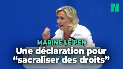 À Beaucaire, Marine Le Pen propose une "Déclaration des droits des Nations et des peuples"