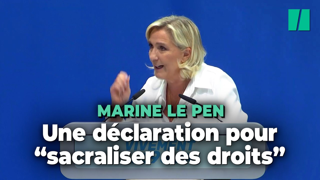 À Beaucaire, Marine Le Pen propose une "Déclaration des droits des Nations et des peuples"