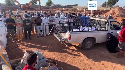 Libya: Aid groups urge authorities to stop burying flood victims in mass graves due to health risks