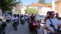 Motosiklet Tutkunu Çiftin Gelin Arabası Motosikletler Oldu