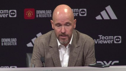 Under pressure Ten Hag on United's devastating 3-1 home defeat to Brighton
