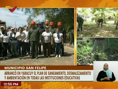 Yaracuy | Inicia plan de saneamiento en instituciones del mcpio. San Felipe junto a las Bricomiles