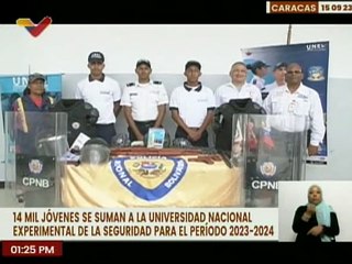 Caracas | Se incorporan 14 mil jóvenes a la UNES para formarse como futuros garantes de paz