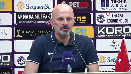 Şanlıurfaspor Teknik Direktörü Zafer Turan: 'Fizik kalitesi yüksek bir takımla oynadık'