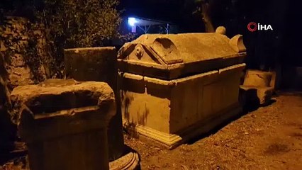 Antik kentte bulunan 'küp' heyecanlandırdı