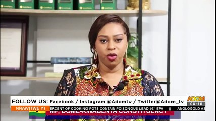 Brief comments on Adwoa Safo's apology to constituents - Nnawotwi Yi on Adom TV (16-9-23)