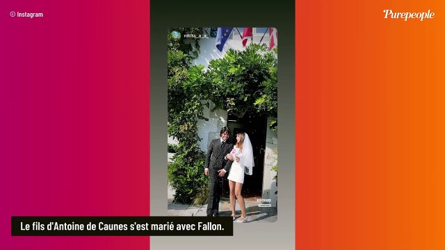 Antoine De Caunes : Louis a épousé la femme qu'il aime... , le mariage 60's inoubliable de son fils aîné