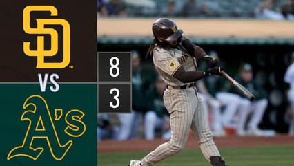 Resumen Padres de San Diego vs Atléticos de Oakland / MLB 15-09-2023
