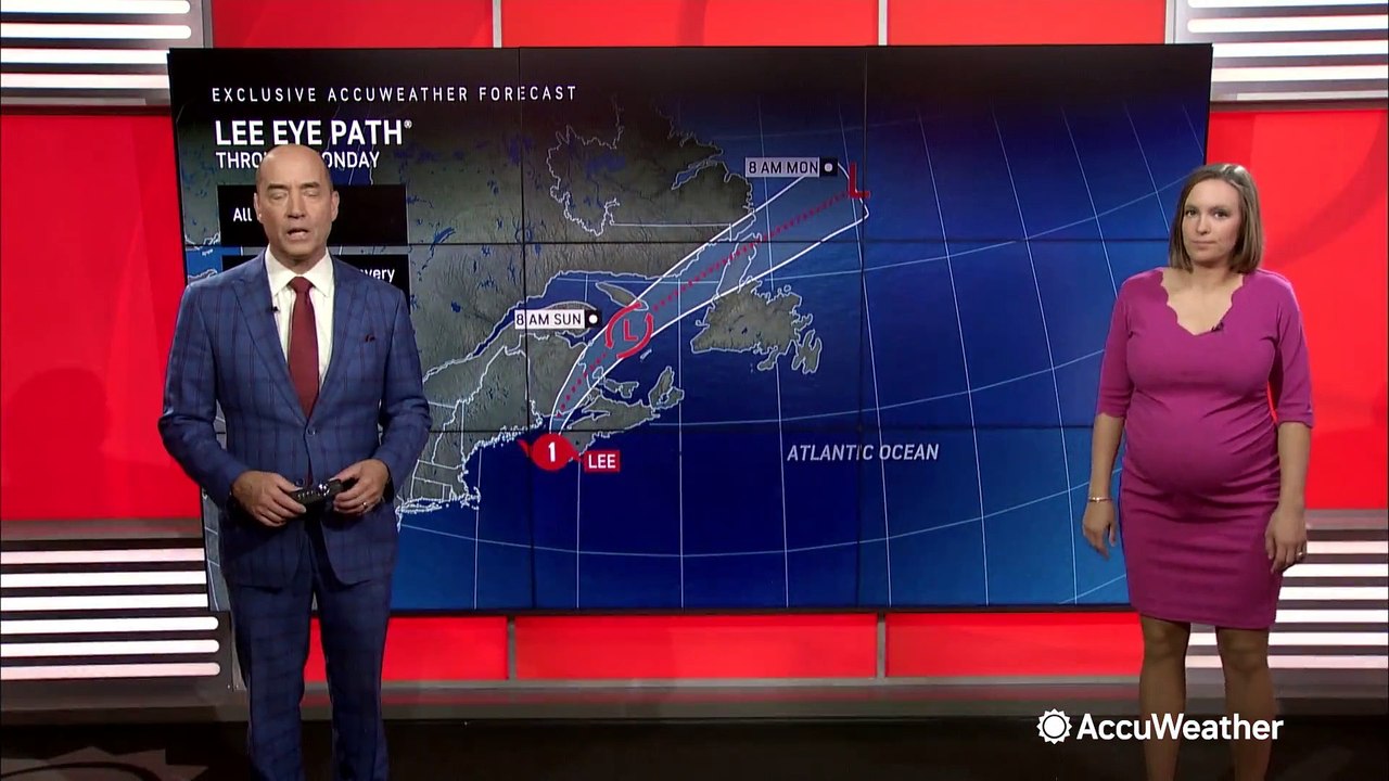Lee makes landfall in Nova Scotia on Saturday afternoon