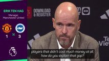 Ten Hag defends Man United spending despite quality gulf to Brighton