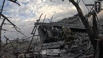 Ukrainian troops move through destroyed Donetsk settlement as Kyiv announces recapture