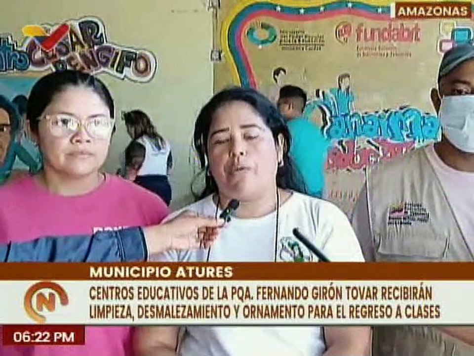 Bricomiles rehabilitan infraestructura de escuelas y liceos del estado Amazonas