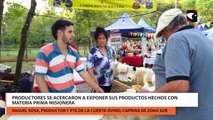 Productores se acercaron a exponer sus productos hechos con materia prima misionera