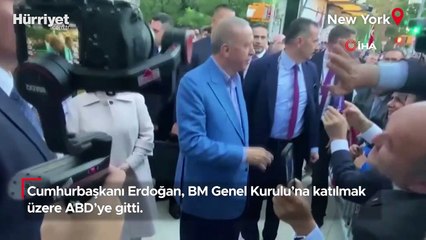 Cumhurbaşkanı Erdoğan'a New York'ta yoğun ilgi