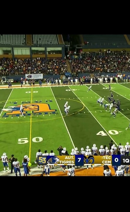 Se la juengan en 4 y 11 engañando con patada de despeje en la onefa #onefa #touchdown #collegefootball #highlights