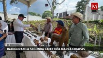 Inauguración de la segunda cafetería Marca Chiapas por el gobernador Rutilio Escandón