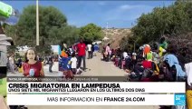 Informe desde Lampedusa: cerca de siete mil migrantes han llegado en los últimos dos días