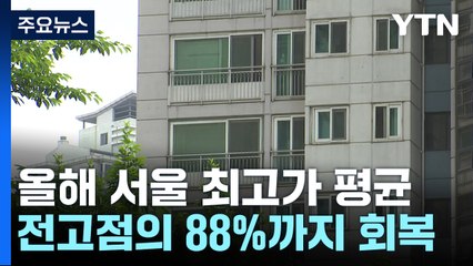 수도권 아파트값 회복세...가계대출 증가세 계속 / YTN