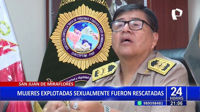 San Juan de Miraflores: rescatan a cuatro mujeres que eran explotadas sexualmente