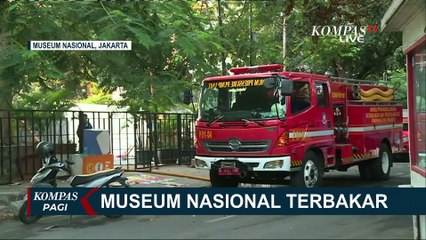 Kondisi Bangunan Museum Nasional Setelah Dilanda Kebakaran