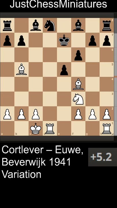 Max Euwe´s double attack in the opening