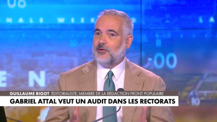 Guillaume Bigot : «Comment vous voulez qu'il puisse y avoir une autorité dans les écoles si on sait que le proviseur porte un pistolet à eau, cela ne peut pas fonctionner»