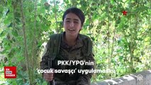 Terör örgütü PKK/YPG, çocukları zorla silah altına alıyor