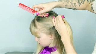 Easy Kids Hairstyle With Cute Mini Braids