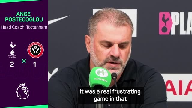 Postecoglou lauds supporters after Tottenham seal dramatic win