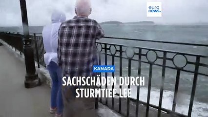 Sturmtief Lee: Kanadas Südosten kommt glimpflich davon