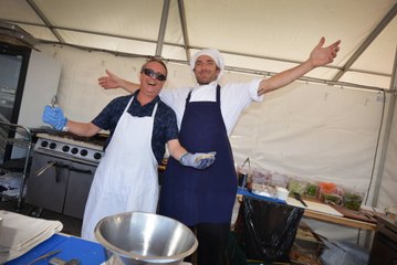 The opening of Hastings Seafood & Wine Festival 2023 in East Sussex